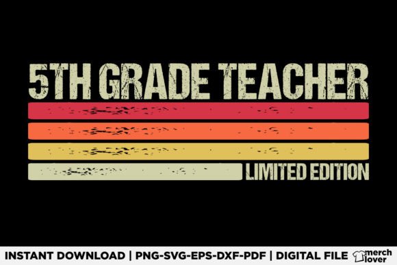 5th Grade Teacher Birthday Job Title T-Shirt Graphics Design Review