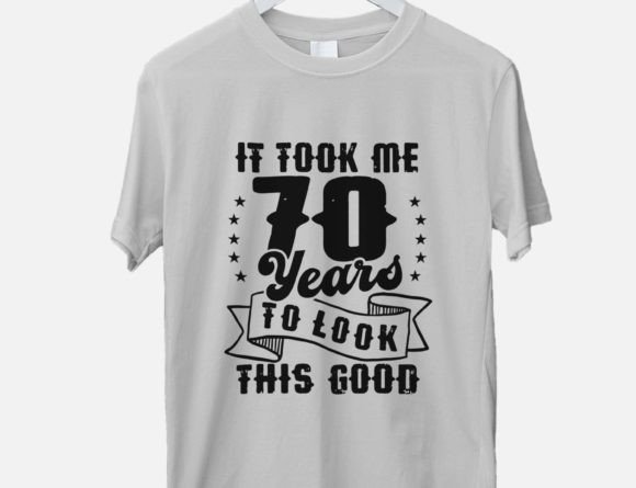 70th Birthday SVG: A Fun, Nostalgic Graphic for T-Shirt Designs & Local Branding