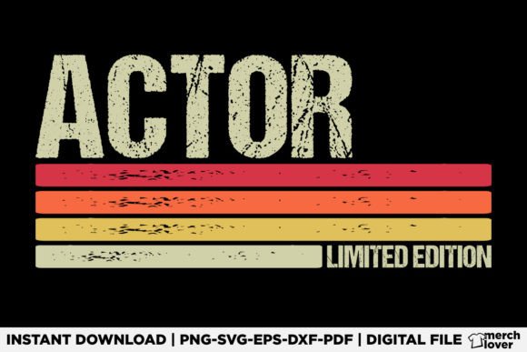 Actor Birthday Job Title T-Shirt Design Review for Digital Sellers