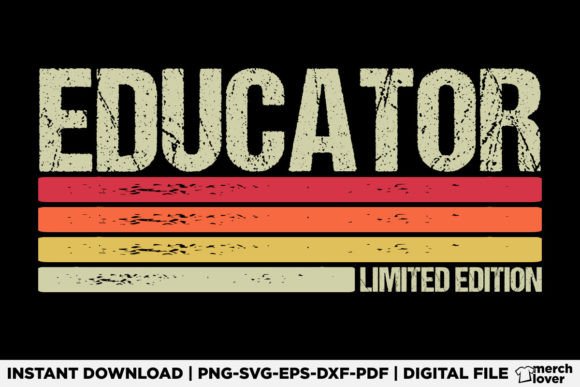 Educator Birthday Job Title T-Shirt: A Playful Graphic Design Asset for Local Branding