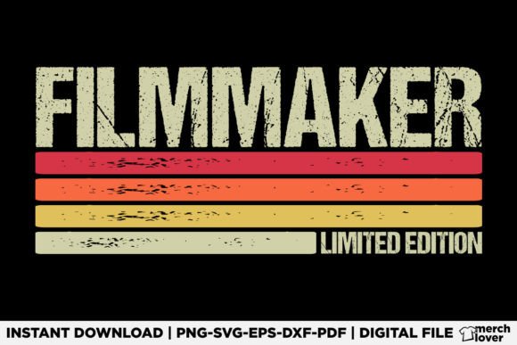 Filmmaker Birthday Job Title T-Shirt – A Playful Graphic Design Asset for Creative Branding
