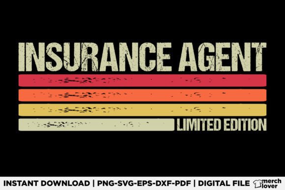 Insurance Agent Birthday T-Shirt Graphics for Crafters & Small Business Designers